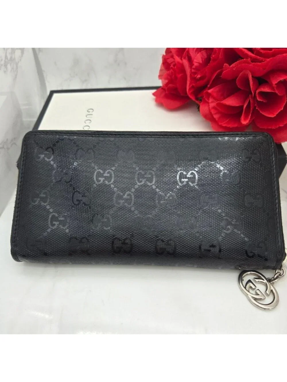 Gucci Wallet GG Supreme Black